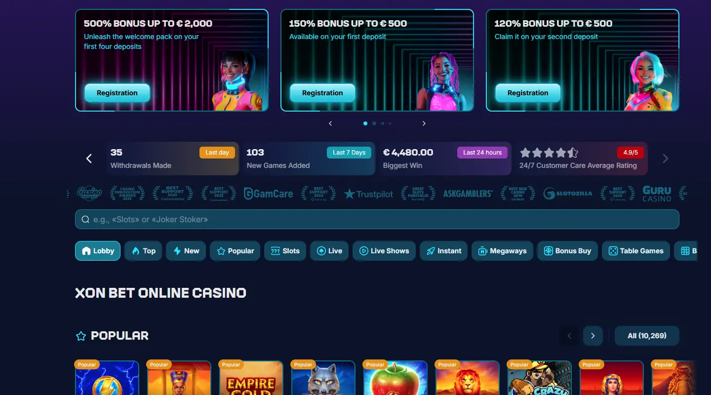 xon bet casino non aams
